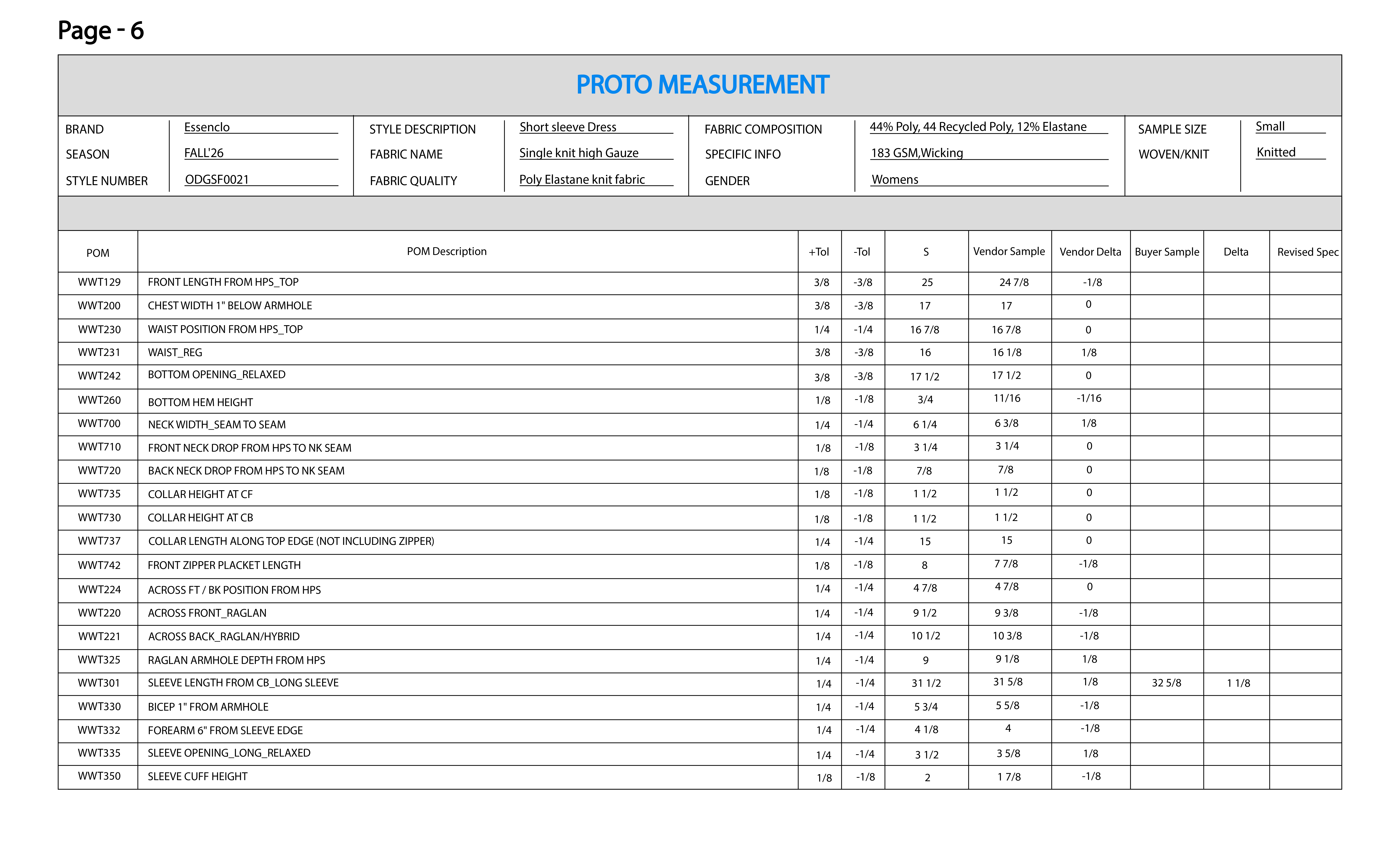 Page 6 - Proto Measurement
