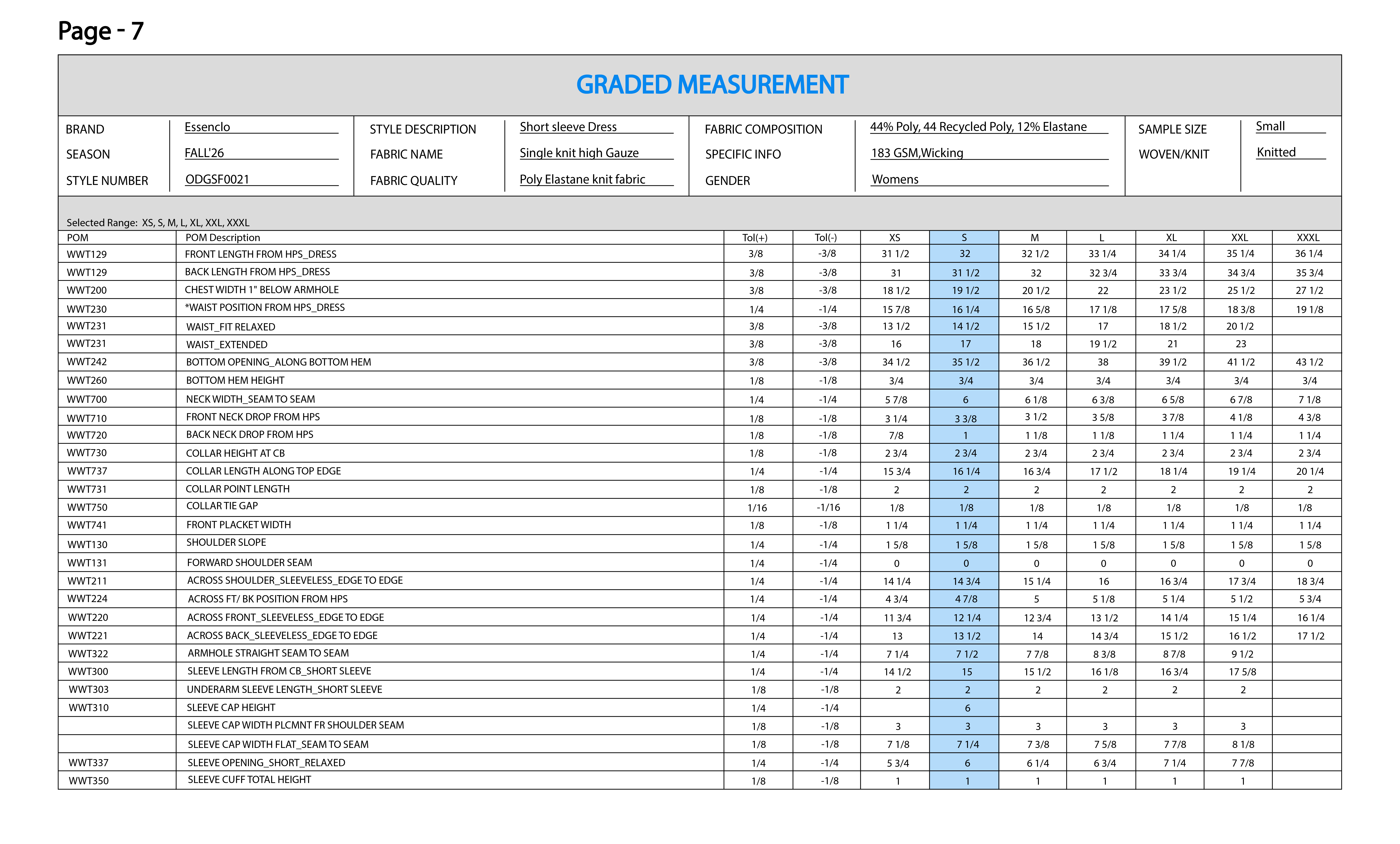 Page 7 - Graded Measurement