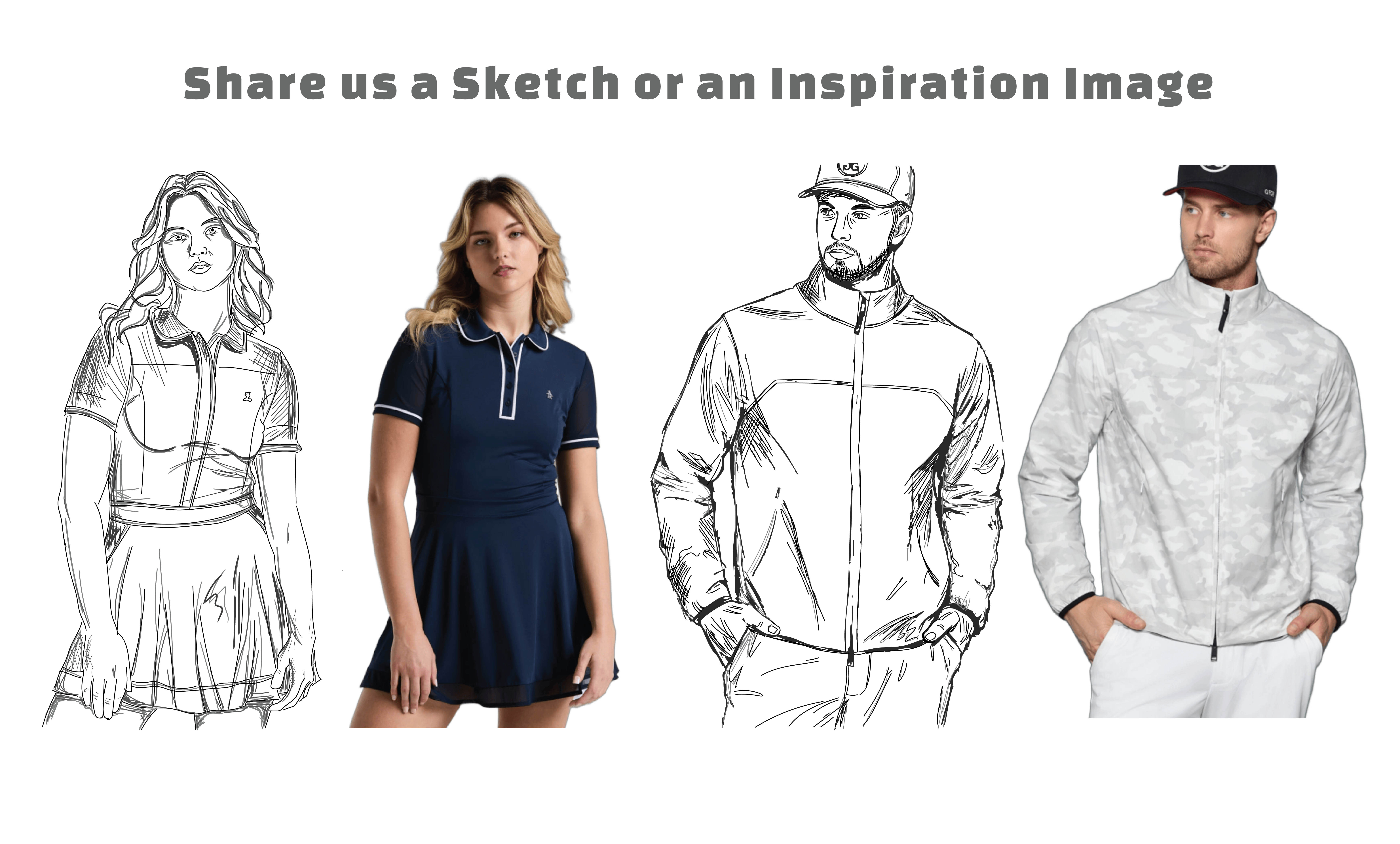 Sketch to final output